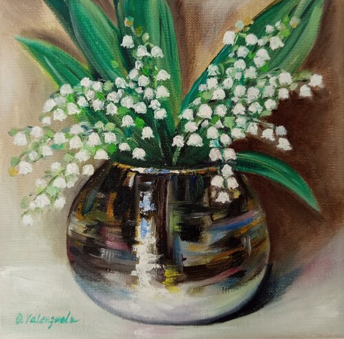 Duft des Frühlings van Olga Valenzuela, Schilderij te koop op Singulart