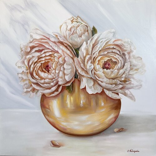 Champagne Glow di Olga Valenzuela, Pittura in vendita su Singulart