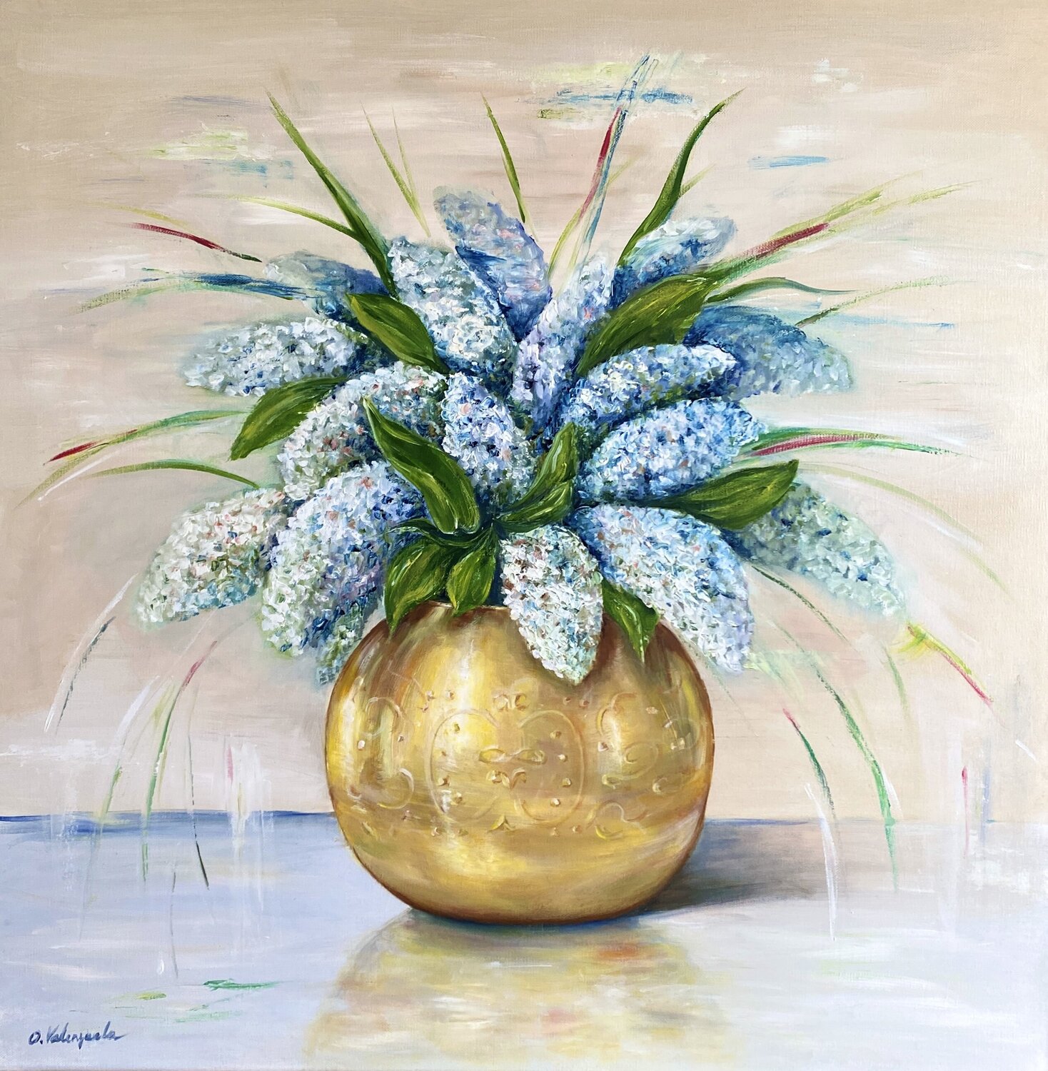 Azure Glow Olga Valenzuela