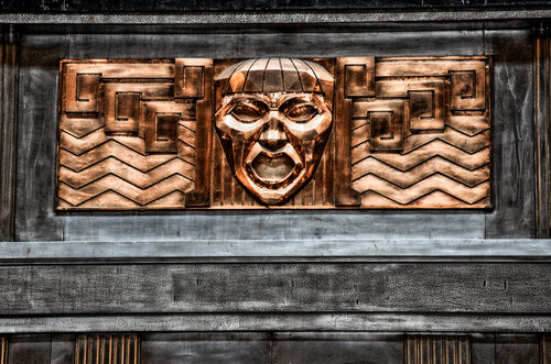 Mexiko-Stadt: Relief im Kulturpalast by Andreas Bromba, Photography for Sale on Singulart