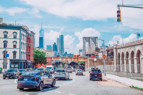 New York: DUMBO – die Brooklyn Bridge by Andreas Bromba, Photography for Sale on Singulart