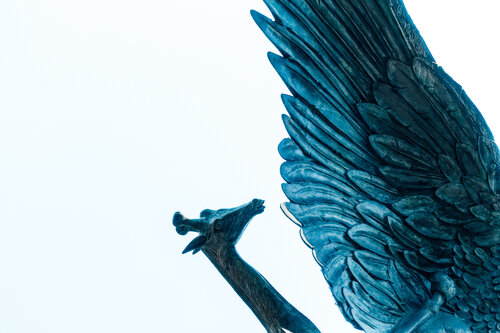 New York: Engel und Giraffe by Andreas Bromba, Photography for Sale on Singulart