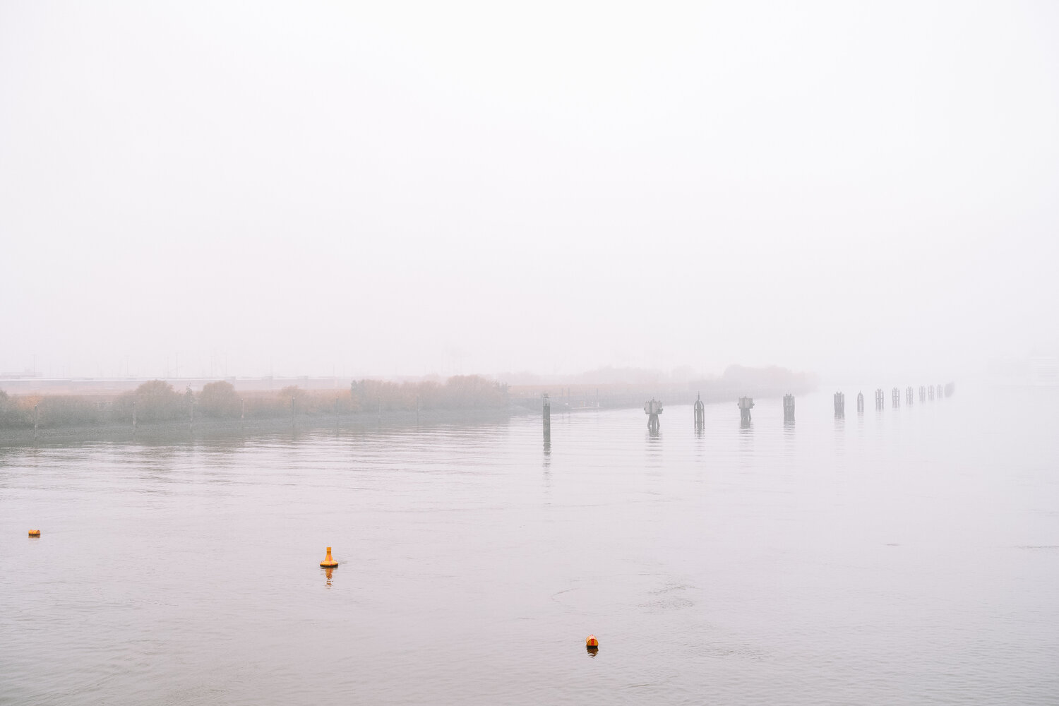 Hamburg im Nebel: Die Elbe hüllt sich ein Andreas Bromba