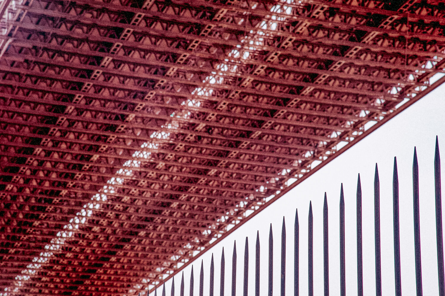 new york minimal: Brooklyn Bridge von unten Andreas Bromba