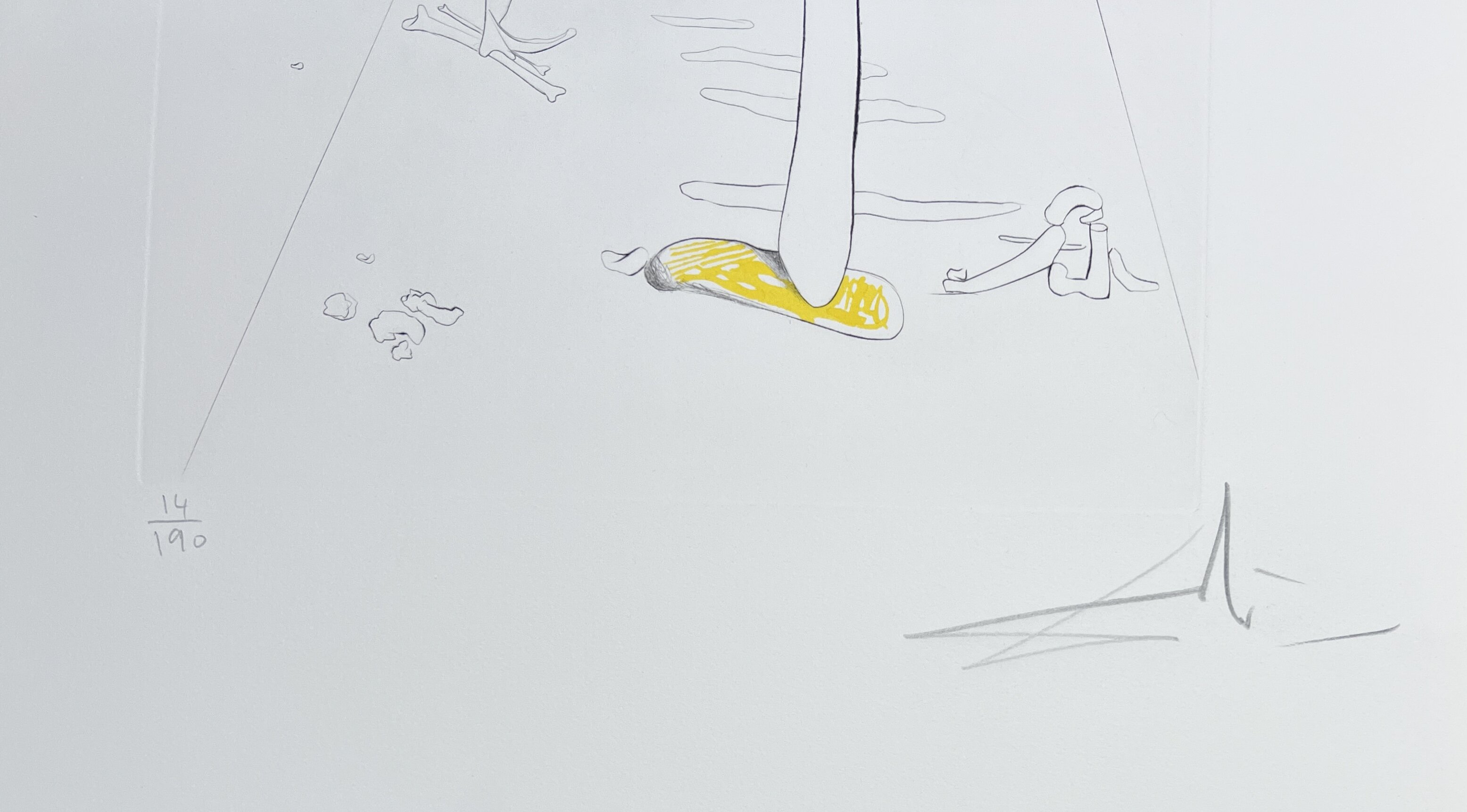 Salvador Dalí (1904-1989) - Color drypoint etching on Arches paper ...