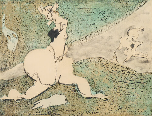 Dorothea Tanning (1910 - 2012) - Etching and aquatint on paper - 1975 van Dorothea Tanning, Afdruk te koop op Singulart