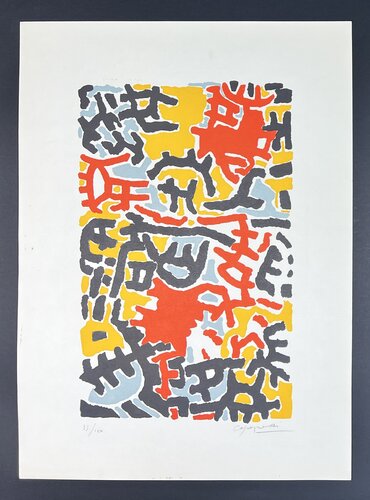 Giuseppe Capogrossi (1900-1972) - Coloured lithograph on paper - 1952 by Allard Cambray, Print for Sale on Singulart