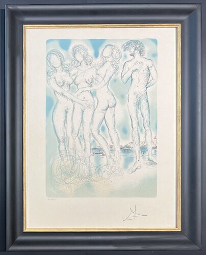 Salvador Dalí (1904-1989) - Colured lithograph on Arches paper - 1979 van Salvador Dalí, Afdruk te koop op Singulart