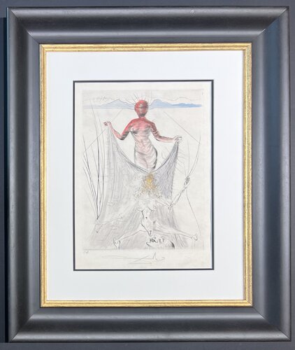 Salvador Dalí (1904-1989) - Hand watercolored drypoint etching on Japanese paper - 1969 by Salvador Dalí, 版畫 for Sale on Singulart