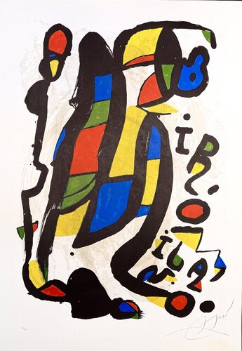Joan Mirò(1893-1983) - Miró Milano - Color Lithograph on Arches paper - 1981 by Joan Miró, Print for Sale on Singulart