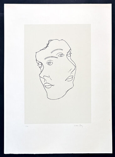 Man Ray (1890–1976) - Maschere - Lithograph on paper by Man Ray, 인쇄 for Sale on Singulart