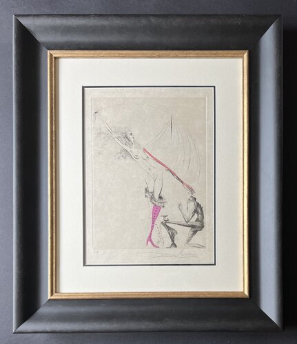 Salvador Dalì (1904-1989) - Hand-watercolored drypoint etching on Japanese paper - 1969. by Salvador Dalí, 版畫 for Sale on Singulart