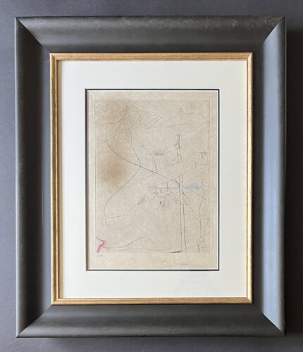 Salvador Dalì (1904-1989) - Hand-watercolored drypoint etching on Japanese paper - 1969 by Salvador Dalí, 版畫 for Sale on Singulart