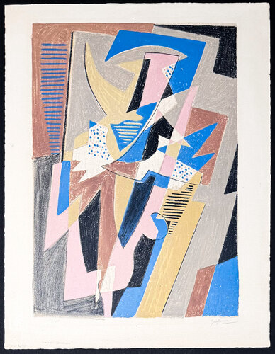 Gino Severini (1883 - 1966) - Danseuse - Seven-color lithograph on paper - 1957 von Gino Severini, Druck kaufen auf Singulart