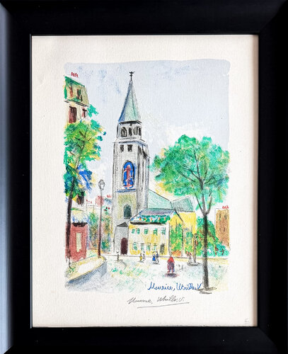 Maurice Utrillo (1883–1955) - Colour lithograph on paper - 1955 by Maurice Utrillo, Print for Sale on Singulart