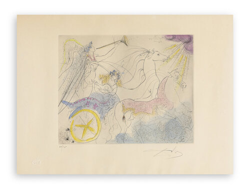 Salvador Dalí (1904–1989) - Hand-coloured drypoint etching on Arches paper - 1971 by Salvador Dalí, Print for Sale on Singulart