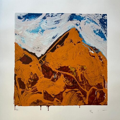 Mario Schifano (1934–1998) - Montagna - Enamel screen printing - 1997 by Mario Schifano, Print for Sale on Singulart