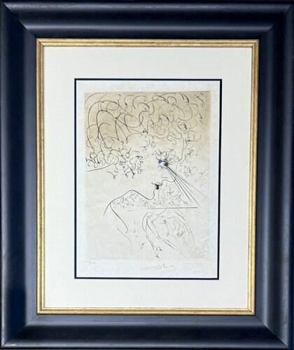 Salvador Dalí (1904-1989) - Hand-watercolored drypoint etching on Japanese paper - 1969 by Salvador Dalí, 版畫 for Sale on Singulart