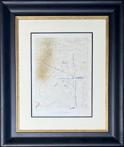 Salvador Dalí (1904-1989) - Hand-watercolored drypoint etching on Japanese paper - 1969 by Salvador Dalí, 版畫 for Sale on Singulart