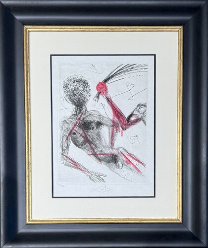 Salvador Dalí (1904-1989) - Hand-watercolored drypoint etching on Japanese paper - 1969 by Salvador Dalí, 版畫 for Sale on Singulart