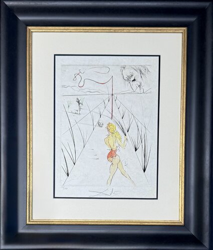 Salvador Dalí (1904-1989) - Hand-watercolored drypoint etching on Japanese paper - 1969 by Salvador Dalí, 版畫 for Sale on Singulart