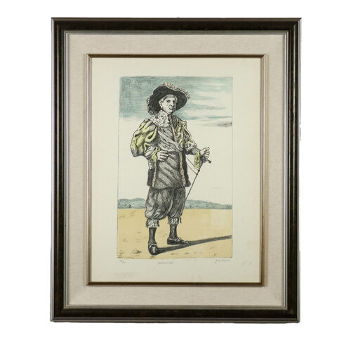 Giorgio De Chirico ( 1888 – 1978 ) – Autoritratto - Color lithograph on paper  – 1970 by Giorgio de Chirico, Print for Sale on Singulart