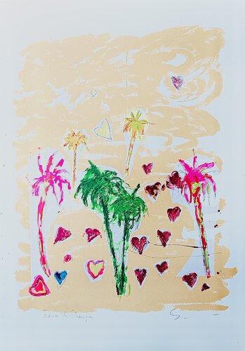 Mario Schifano (1934–1998) - Colour materic screen printing on paper - 1985 by Mario Schifano, Print for Sale on Singulart