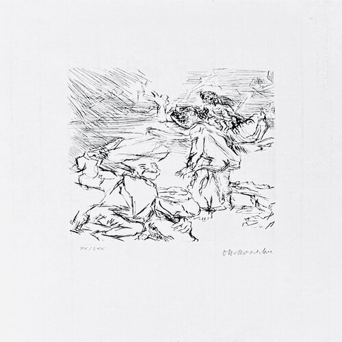 Oskar Kokoschka (1886–1980) - Drypoint etching on paper - 1969 van Oskar Kokoschka, Afdruk te koop op Singulart