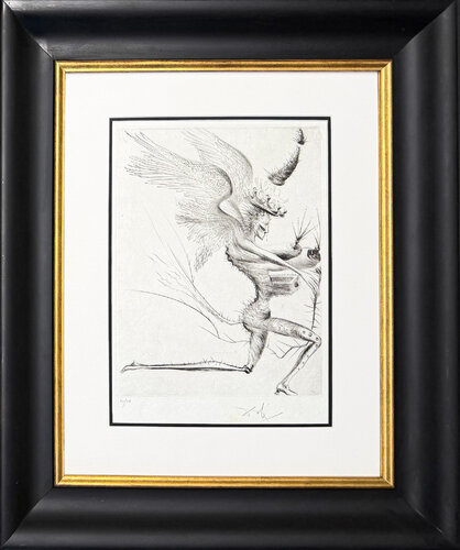 Salvador Dalí (1904–1989) - Le Demon Ailé - Drypoint etching on Japanese paper - 1969 par Salvador Dalí, Édition en vente sur Singulart