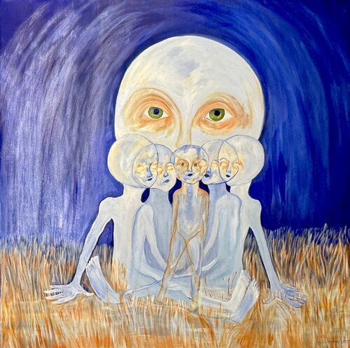 Munira Merve Celik (1994) - Oil on canvas - 2025 by Munira Merve Celik, 회화 for Sale on Singulart