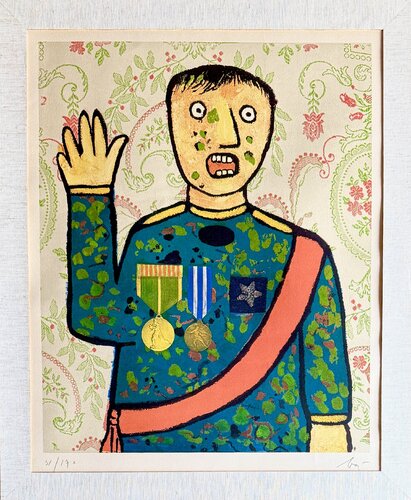 Enrico Baj (1924 - 2003) - Colour lithograph on paper - 1970 by Enrico Baj, Print for Sale on Singulart