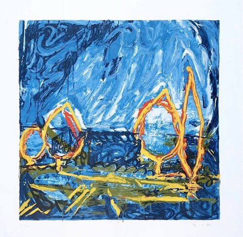 Mario Schifano (1934–1998) - Esterno - Enamel screen printing - 1996 by Mario Schifano, Print for Sale on Singulart