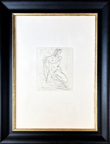 Lucio Fontana (1899-1968) - Nudo – Etching on paper – 1964 par Lucio Fontana, Édition en vente sur Singulart