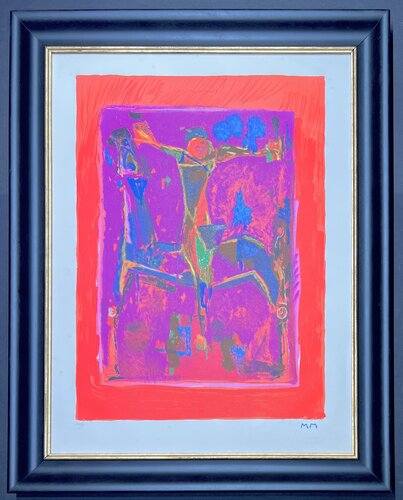 Marino Marini (1901-1980) - Orizzonte (1979) - Color lithograph on Arches paper - 1979 par Marino Marini, Édition en vente sur Singulart
