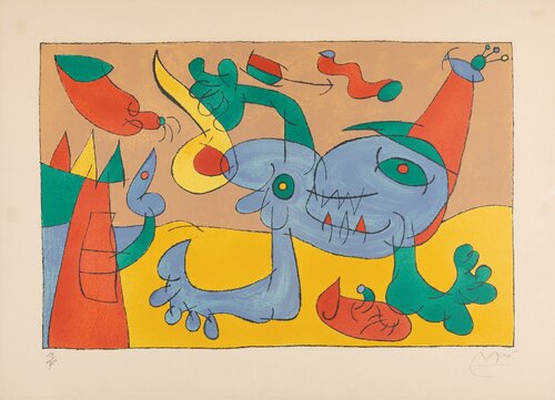 Joan miro (1893-1983) - Ubu Rey (Ubu Roi) - 1966 by Joan Miró, Print for Sale on Singulart