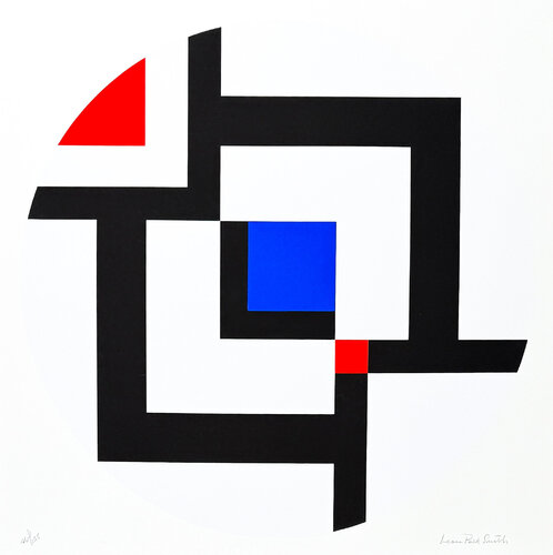 Leon Polk Smith (1906-1996) - Untitled - Serigraphy on Fabriano paper - 1983 by Leon Polk Smith, Print for Sale on Singulart