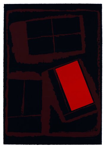 Louise Nevelson ( 1899 - 1988 ) - hand-signed Silk-screen on hand-made paper - 1975 de Louise Nevelson, Impresión a la venta en Singulart