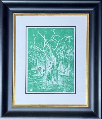Valeria Tripadus (2000) - Colour etching on Fabriano paper - 2024 by Valeria Tripadus, 版画 for Sale on Singulart