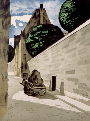 Man Ray (1890–1976) - Rue Férou - Color lithograph on paper - 1974 par Man Ray, Édition en vente sur Singulart