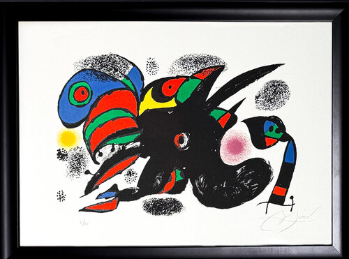 Joan Miró (1893–1983) - XX SIÈCLE N.47 - Color lithograph on Vélin Arches paper - 1976 by Joan Miró, Print for Sale on Singulart