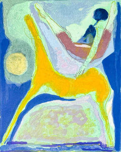 Marino Marini (1901–1980) - MARINO FROM SHAKESPEARE II - Color drypoint etching and aquatint on paper - 1978 by Marino Marini, Print for Sale on Singulart