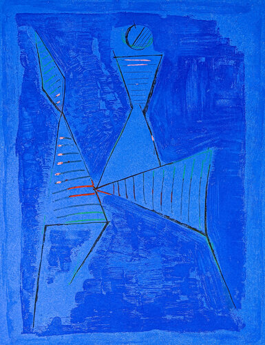 Marino Marini (1901–1980) - MARINO FROM GOETHE - Color drypoint etching and aquatint on Arches paper - 1979 di Marino Marini, Stampa in vendita su Singulart
