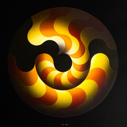 Julio Le Parc (1928) - Color pochoir on paper - 1992 von Julio Le Parc, Druck kaufen auf Singulart