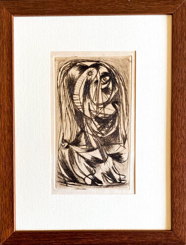 Asger Jorn (1914–1973) - Drypoint etching on paper - 1945 by Asger Jorn, Print for Sale on Singulart