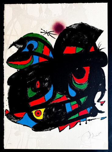 Joan Miró (1893–1983) - FUNDACIÓ JOAN MIRÓ - Color lithograph on paper - 1976 von Joan Miró, Druck kaufen auf Singulart