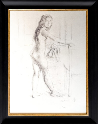 Balthus (1908–2001) - Jeune Femme Debout - Lithograph on Arches paper - 1994 by Balthus, Print for Sale on Singulart