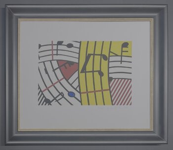 最終大幅値下げ・希少Roy Lichtenstein・サイン入りシルクスクリーン ☆ロイ リキテンスタイン（ロイ リキテンシュタイン）（ROY