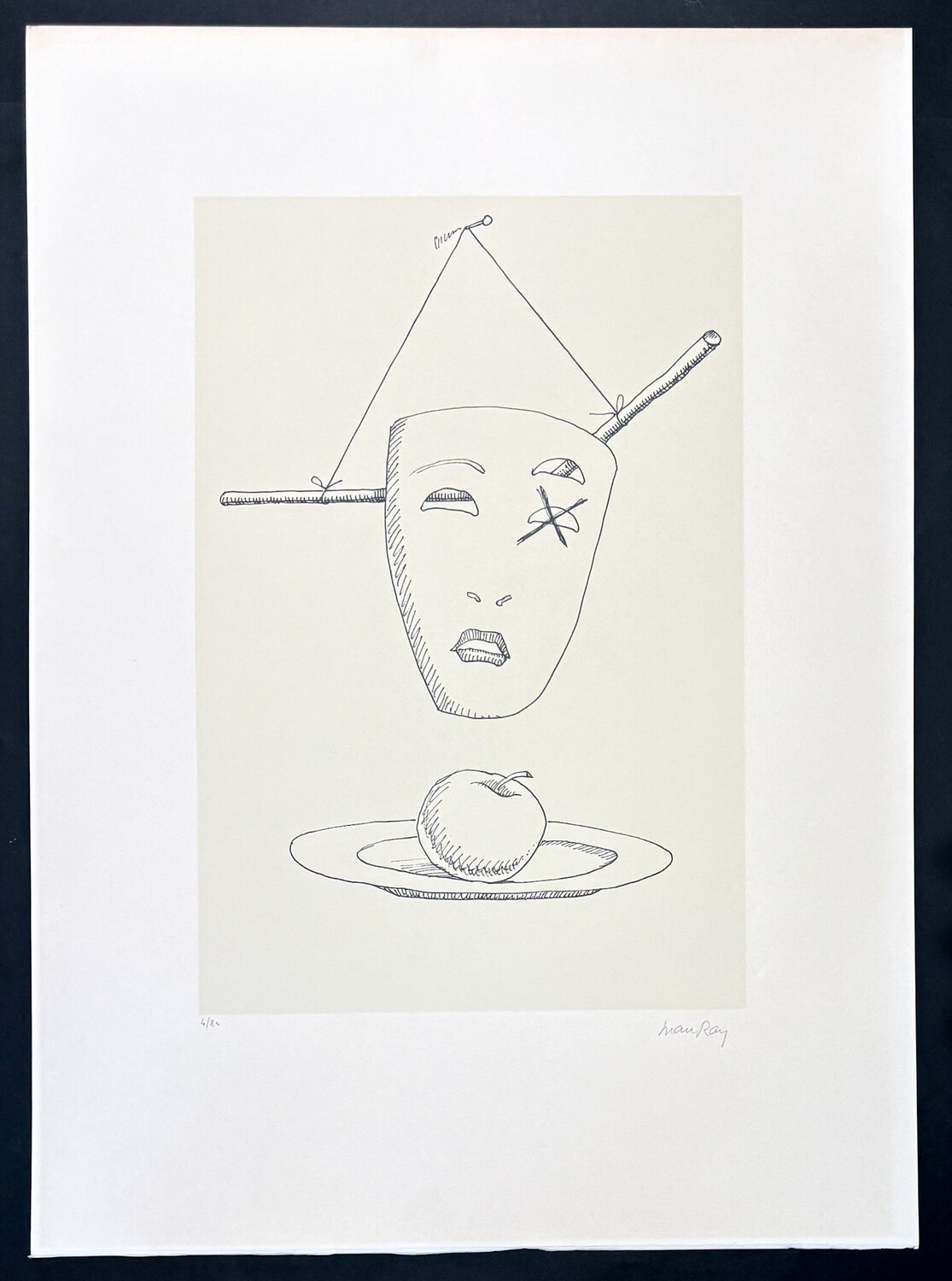 Man Ray (1890–1976) - Maschere - Lithograph on paper - 1970 Man Ray Druck zu verkaufen