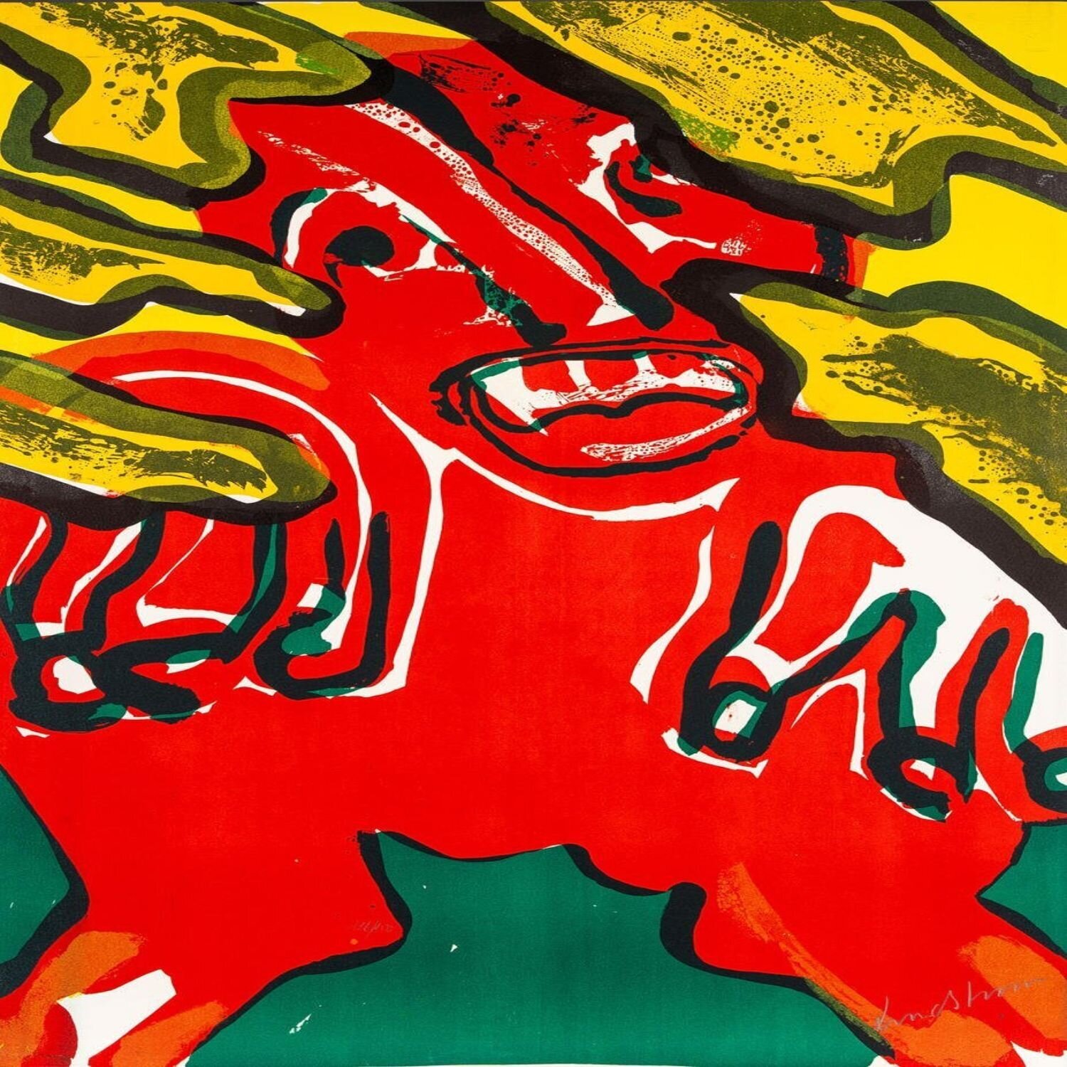 Bengt Lindström (1925–2008) - Colour lithograph on Arches paper - 1977 Bengt Lindström Édition à vendre