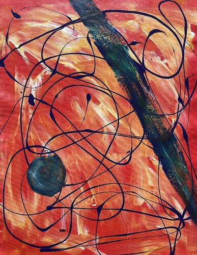 Number 53 van Kay Frank Wiskirchen, Schilderij te koop op Singulart